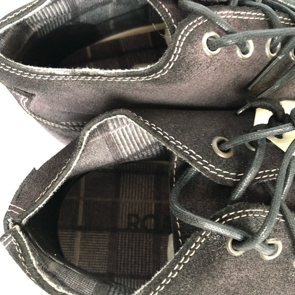Roan By BedStu Black Oiled Suede Leather Handfinished Shoes Tobias 11.5 NIB main image 9